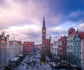 Świąteczna Gdańska Starówka © Aleksander
