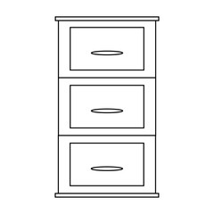 chest of drawers icon