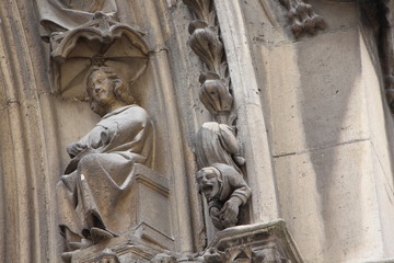 Obraz premium Notre-Dame de Paris. Notre-Dame Cathedral. Paris, France.