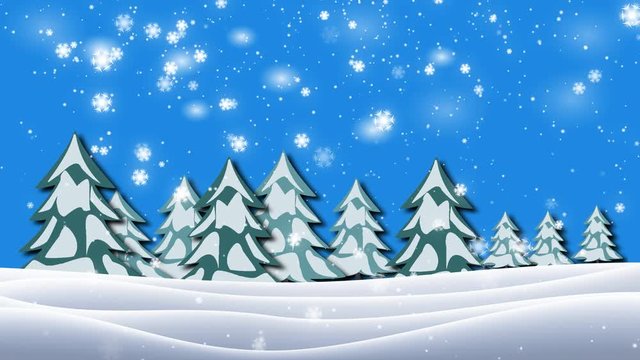 snow falling background gif