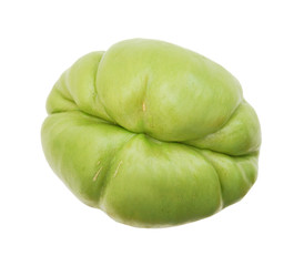 Chayote isolated on white background