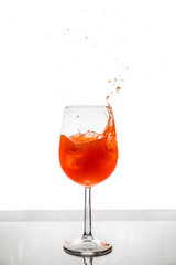 colorful drinks in glasses