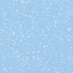 Christmas seamless pattern with snowflakes abstract background. Holiday design for Christmas and New Year fashion prints.