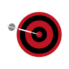 Isolated dartboard design