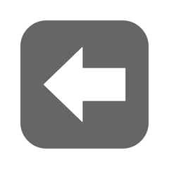 Arrow Icon, Arrow Icon pictogram, Arrow Icon Vector illustration, isolated backward arrow icon.