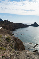 Fototapeta na wymiar Landscape of Cabo de Gata, Almeria, Spain