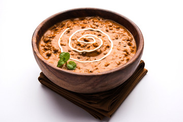 Dal makhani or dal makhni is a popular food from Punjab / India made using  whole black lentil, red...