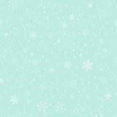 Christmas festive seamless pattern of snowflakes. For design postcards, greeting, invitation.