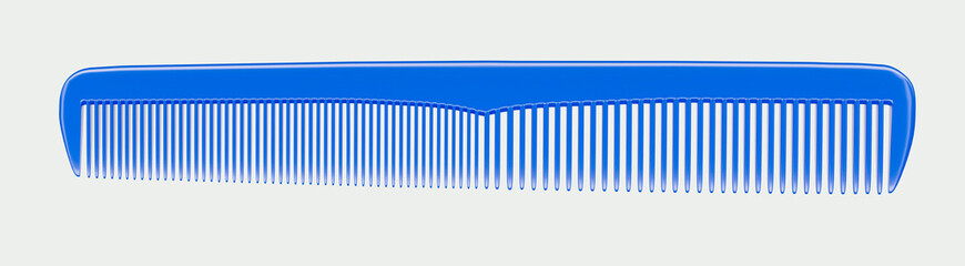 Blue Comb 3D Render