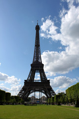 Beautiful view of the Eiffel Tower
