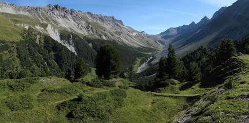 Fototapeta na wymiar Stulsertal, Parc Ela, Graubünden
