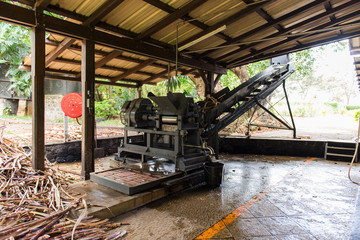 Zuckerrohr Presse