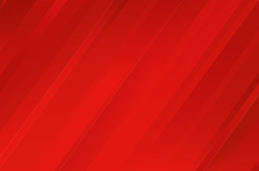 Fototapeta premium Abstract red background with stripes. Vector. Empty space for text