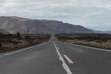 Straße auf Lanzarote