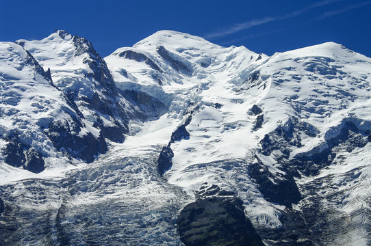 LUFTBILD - Mont Blanc 4810m König von Europa
