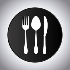 fork spoon knife cutlery symbol 