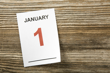 Calendario 1 gennaio