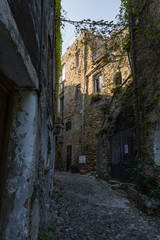 Fototapeta na wymiar Scorcio di Bussana Vecchia, Liguria - Italia
