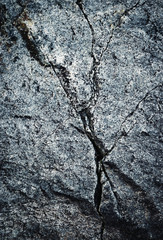dark granite with cracks
