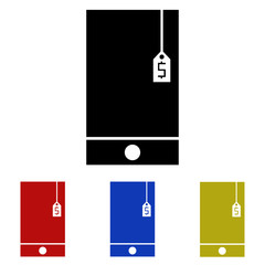 Sale of phone icon