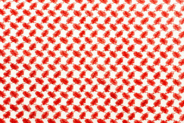 Red and white fabric texture background