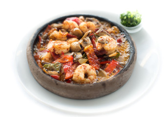 Shrimp stew casserole food