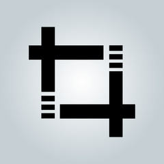 Obraz premium Crop icon