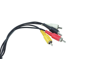 Twisted cable from the TV.