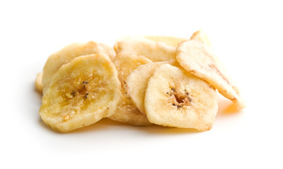 Dried banana chips.