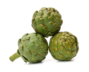 Obraz premium Artichoke isolated on white