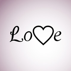 love heart flat icon