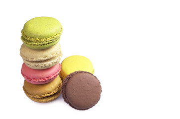 Tasty colorful macaroon