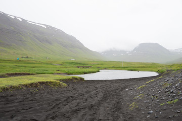 Fototapeta premium Küsten-Landschaft in den Westfjorden, Island 