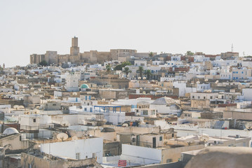 Fototapeta na wymiar The old city. City slums. Tunisia. Sousse.