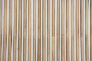 Background of birch and bamboo cane round