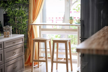 Interior of modern kitchen