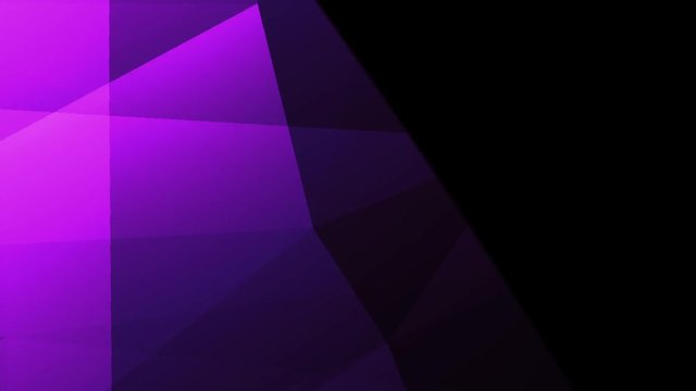 Abstract cg polygonal crystal surface. Geometric lowpoly violet silver triangles motion background.