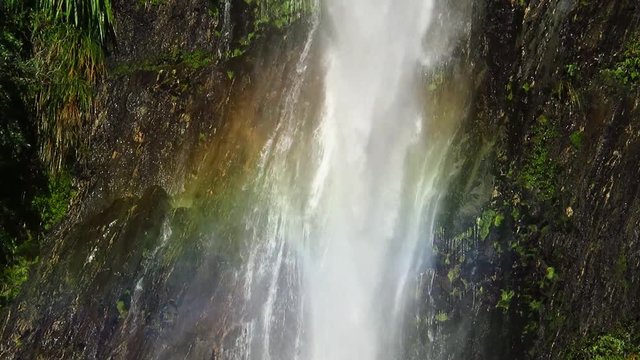 Rainbow in Waterfall
