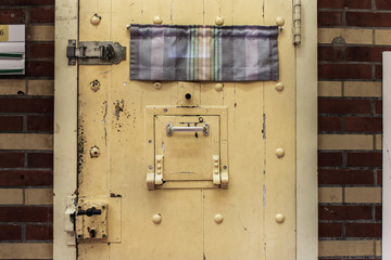 Fototapeta na wymiar Prison cell door
