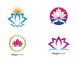 Fototapeta na wymiar Beauty Vector flowers design logo Template icon