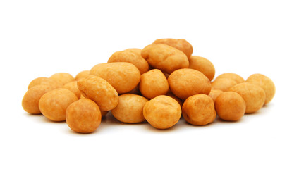 peanut on white background