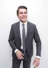 Fototapeta premium closeup.serious businessman.