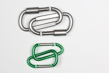 much bonded to each other aluminum carabiners