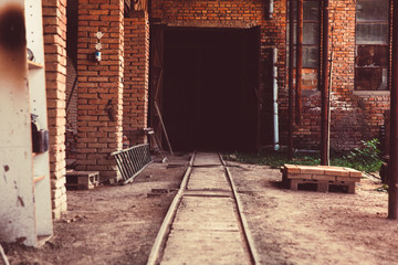 old factory for the production of pale bricks from clay for building purposes © edojob