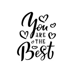 Love concept inspirational hand lettering motivation poster. Lettering design for a logo, greeting cards, invitations, posters, banners, seasonal greetings illustrations.