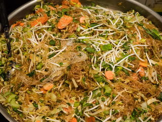 soybeans with vegetables, Thai dish Tractional