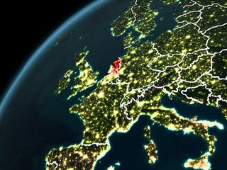 Night over Netherlands