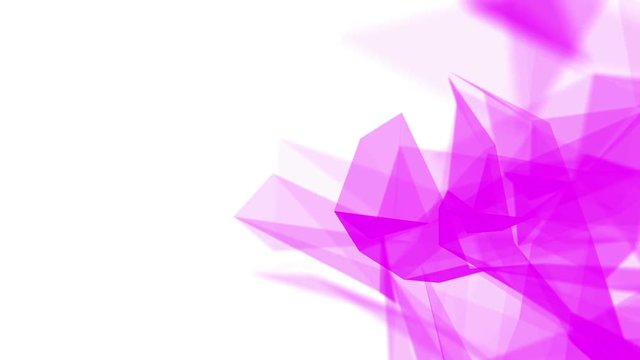 purple particles slowly moving against a white background. 3d rendering. computer graphics