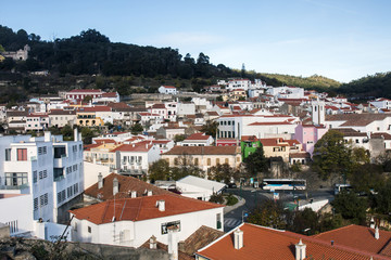 Fototapeta na wymiar Wide view of Monchique village