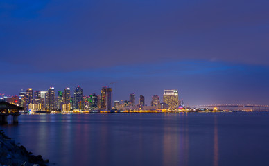 Obraz na płótnie Canvas San Diego California Skyline